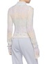 Back View - Click To Enlarge - ACNE STUDIOS - Chunky stitched distressed mock neck open knit sweater