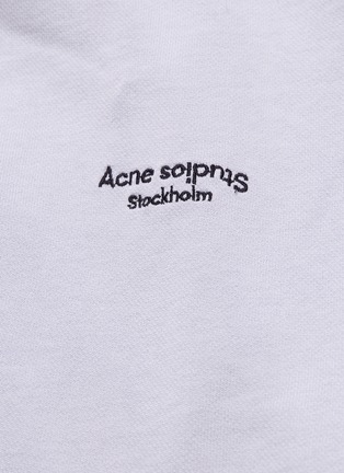  - ACNE STUDIOS - Logo embroidered panelled oversized hoodie