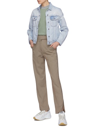 Figure View - Click To Enlarge - ACNE STUDIOS - 'Lamp' washed denim jacket