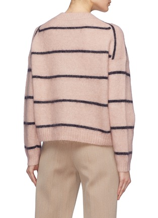 Back View - Click To Enlarge - ACNE STUDIOS - 'Rhira' stripe boxy sweater
