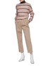 Figure View - Click To Enlarge - ACNE STUDIOS - 'Rhira' stripe boxy sweater