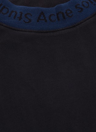  - ACNE STUDIOS - Logo jacquard collar T-shirt