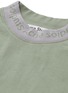  - ACNE STUDIOS - Oversized logo jacquard mock neck T-shirt