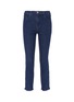Main View - Click To Enlarge - J BRAND - 'Ruby' pleated cuff cropped cigarette jeans