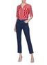 Figure View - Click To Enlarge - J BRAND - 'Ruby' pleated cuff cropped cigarette jeans