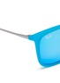 Detail View - Click To Enlarge - RAY-BAN - 'RJ9063' rubberised front metal square junior sunglasses