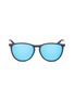 Main View - Click To Enlarge - RAY-BAN - 'Izzy' rubberised front metal round junior sunglasses