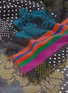 Detail View - Click To Enlarge - FRANCO FERRARI - Floral polka dot wool-silk scarf