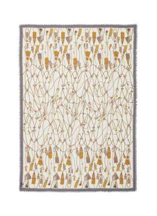Main View - Click To Enlarge - FRANCO FERRARI - 'Storkevole' tassel print cashmere scarf