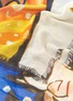 Detail View - Click To Enlarge - FRANCO FERRARI - 'Tarth' wave print wool-silk herringbone scarf