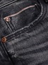  - 72877 - 'Herma' reverse cuff ripped jeans