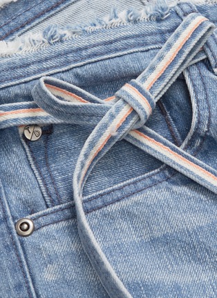  - 72877 - 'Tufa' colourblock patch pocket tie jeans
