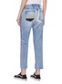 Back View - Click To Enlarge - 72877 - 'Tufa' colourblock patch pocket tie jeans