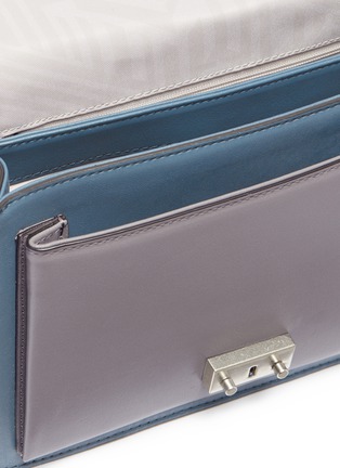 Detail View - Click To Enlarge - REBECCA MINKOFF - 'Christy' colourblock medium leather shoulder bag
