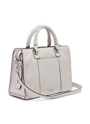 Detail View - Click To Enlarge - REBECCA MINKOFF - 'Bree' medium leather satchel bag