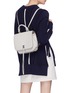 Figure View - Click To Enlarge - REBECCA MINKOFF - 'Darren' medium convertible leather backpack