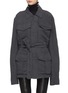 Main View - Click To Enlarge - HAIDER ACKERMANN - Belted patchwork safari jacket