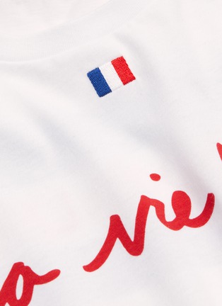  - ÊTRE CÉCILE - 'La Vie Belle' slogan print T-shirt