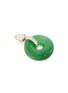 Detail View - Click To Enlarge - SAMUEL KUNG - Diamond jade 18k white gold hoop pendant
