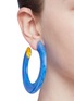 Figure View - Click To Enlarge - CULT GAIA - 'Kennedy' marble effect hoop earrings