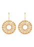 Main View - Click To Enlarge - CULT GAIA - 'Eva' bamboo hoop drop earrings