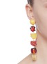 Figure View - Click To Enlarge - CULT GAIA - 'Leo' acrylic link drop earrings