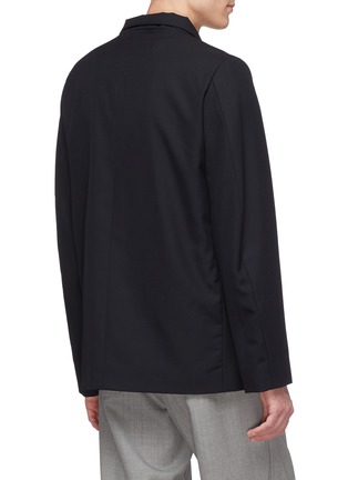 Back View - Click To Enlarge - MACKINTOSH - Welt pocket virgin wool shirt jacket