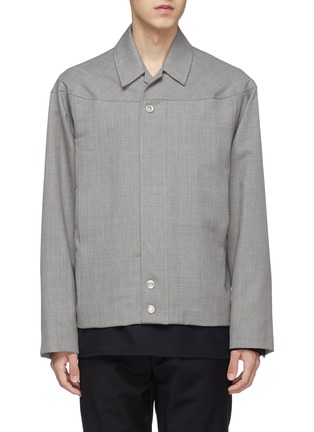 Main View - Click To Enlarge - MACKINTOSH - Wool twill shirt jacket