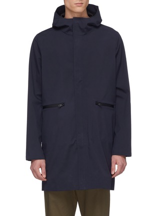 Main View - Click To Enlarge - ECOALF - 'Owens' waterproof hooded coat