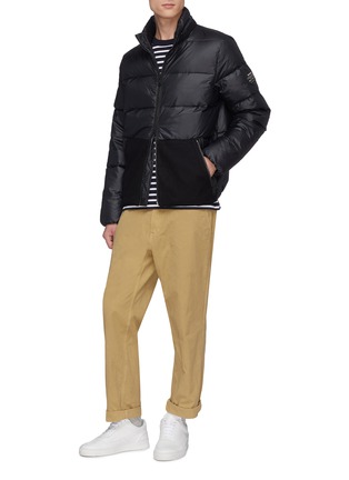 Figure View - Click To Enlarge - ECOALF - 'Lofoten' contrast pocket Primaloft® down puffer ripstop jacket