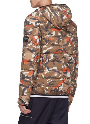 Back View - Click To Enlarge - ECOALF - 'Asp' hooded camouflage print Primaloft® down puffer jacket