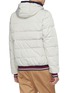 Back View - Click To Enlarge - ECOALF - 'Trondheim' hooded stripe border Primaloft® down puffer jacket