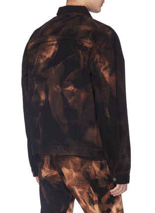 Back View - Click To Enlarge - 424 - x ARMES bleached denim trucker jacket
