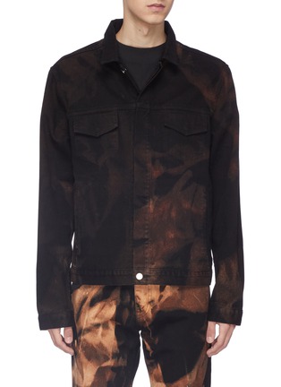 Main View - Click To Enlarge - 424 - x ARMES bleached denim trucker jacket