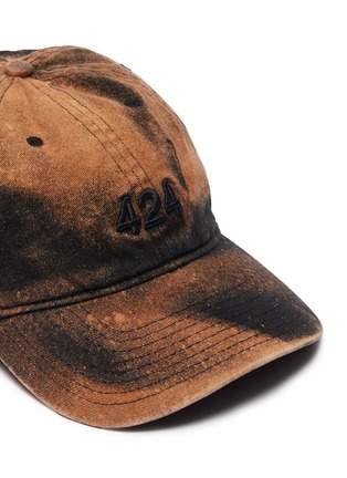 Detail View - Click To Enlarge - 424 - x ARMES logo embroidered bleached baseball cap