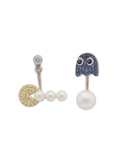 【MIDNIGHT MOMENT】soft cube pearl earring (2color) / ピアス MIDNIGHT MOMENT】soft cube pearl earring (2color) / ピアス