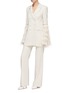 Figure View - Click To Enlarge - LEAL DACCARETT - 'Rue' detachable Ostrich feather trim sleeve jacket