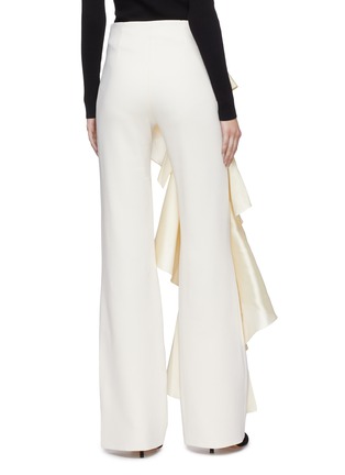Back View - Click To Enlarge - LEAL DACCARETT - 'Magda' ruffle drape panel wide leg pants