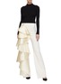 Figure View - Click To Enlarge - LEAL DACCARETT - 'Magda' ruffle drape panel wide leg pants