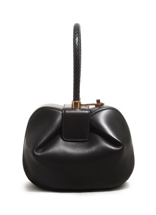 Main View - Click To Enlarge - GABRIELA HEARST - 'Nina' snakeskin leather handle dumpling bag