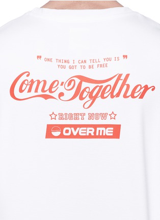 Detail View - Click To Enlarge - D-ANTIDOTE - 'Come Together' print T-shirt
