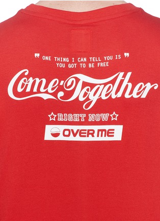 Detail View - Click To Enlarge - D-ANTIDOTE - 'Come Together' print cotton T-shirt