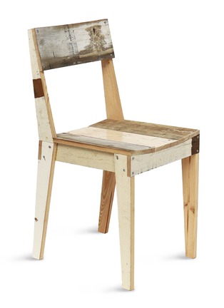 Main View - Click To Enlarge - PIET HEIN EEK - Oak scrapwood chair