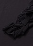  - 73182 - Ruffle tulle trim long sleeve T-shirt