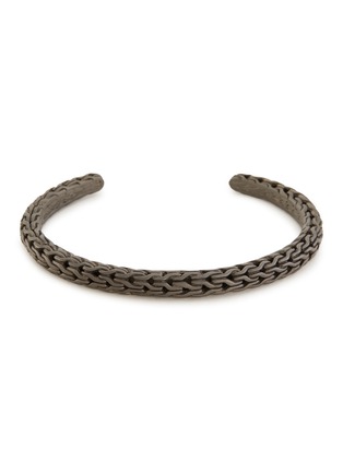 Main View - Click To Enlarge - JOHN HARDY - Rhodium silver slim chain effect cuff