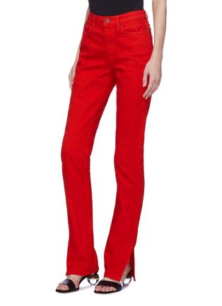 Front View - Click To Enlarge - SIMON MILLER - Split cuff slim fit flared skinny jeans