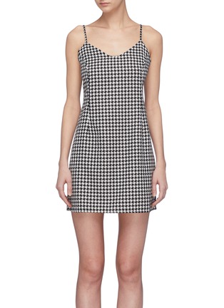 Main View - Click To Enlarge - SIMON MILLER - 'Tawas' houndstooth slip dress