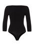 Back View - Click To Enlarge - ALAÏA - Boat neck knit bodysuit