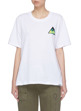 Main View - Click To Enlarge - PROENZA SCHOULER - PSWL 'Pyramid' graphic print T-shirt