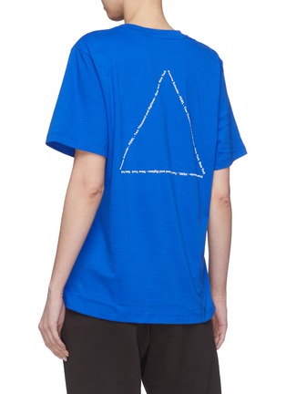 Back View - Click To Enlarge - PROENZA SCHOULER - PSWL 'Pyramid' graphic print T-shirt